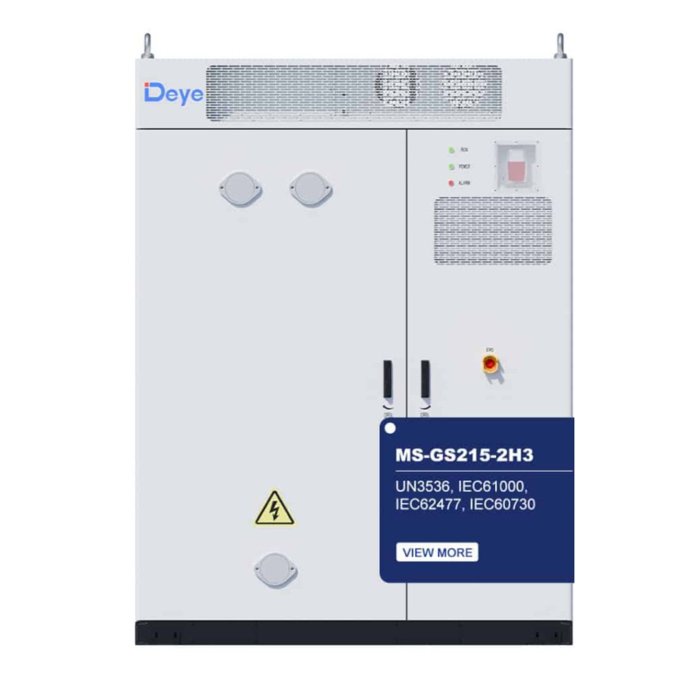 Deye 215 kw Solar Enerji Depolama 100Kw AC  Hybrid Invertör Hepsi Birarada 