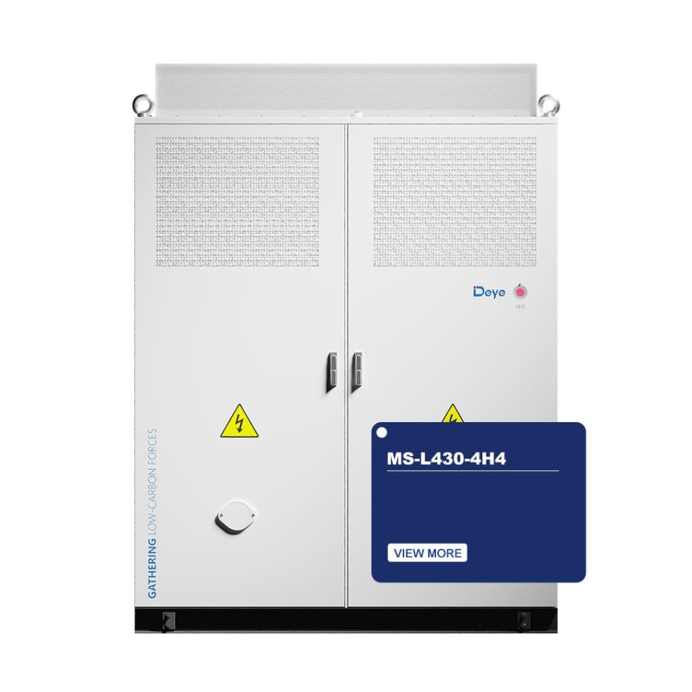 Deye 430 kw 280AH 768Volt DC Bess High Voltage Ticari Ve Endüstriyel Modüler Depolama Sistemleri