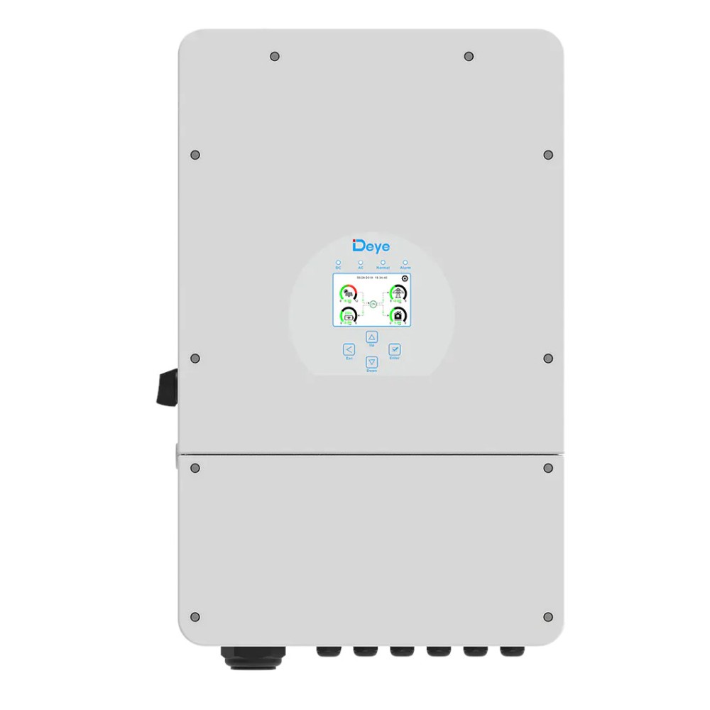 Deye Monofaze 12Kw 48Volt Bölünmüş Fazlı/Spilit  Hibrit Ongrid/Offgrid Solar İnvertör EU AM3 Single Phase Hybrid 3 MPPT  6 String 