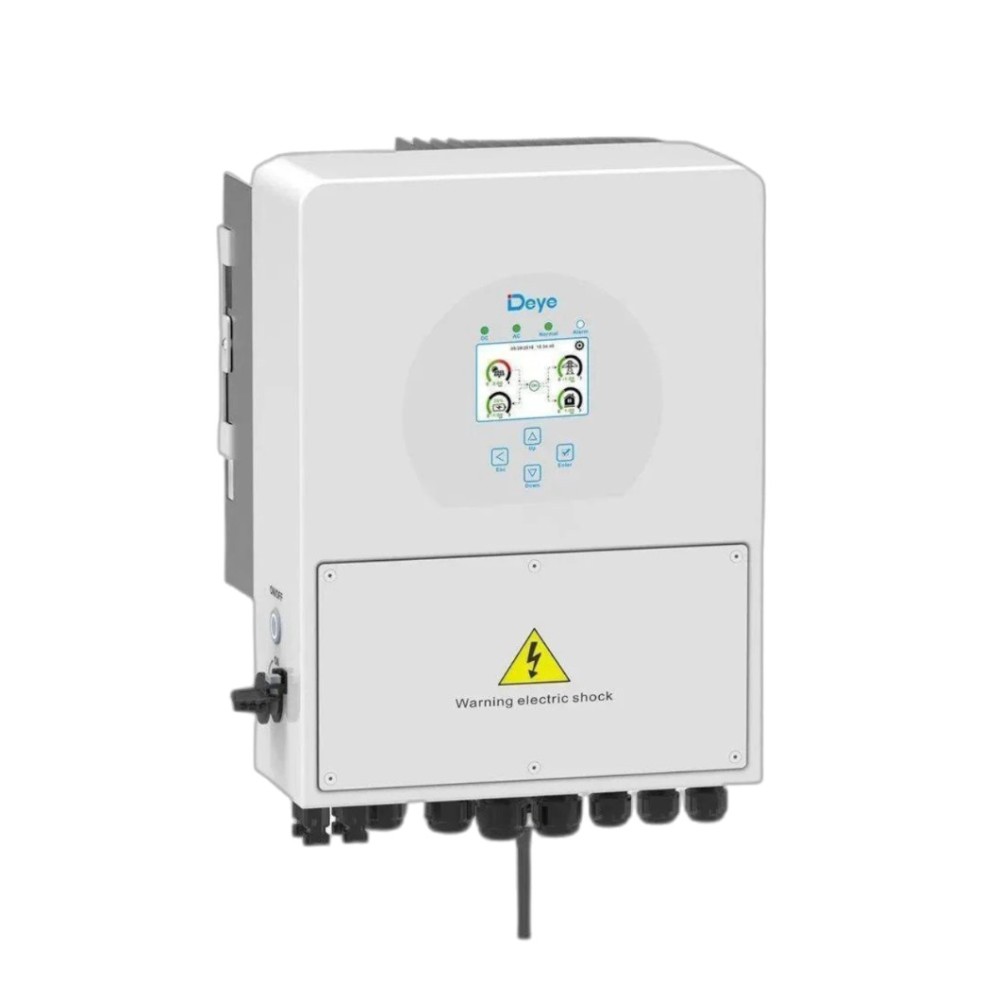 Deye Monofaze 3.6Kw 48Volt Hibrit Ongrid/Offgrid Solar İnvertör Single Phase Hybrid 2 MPPT  2String Endüstriyel 