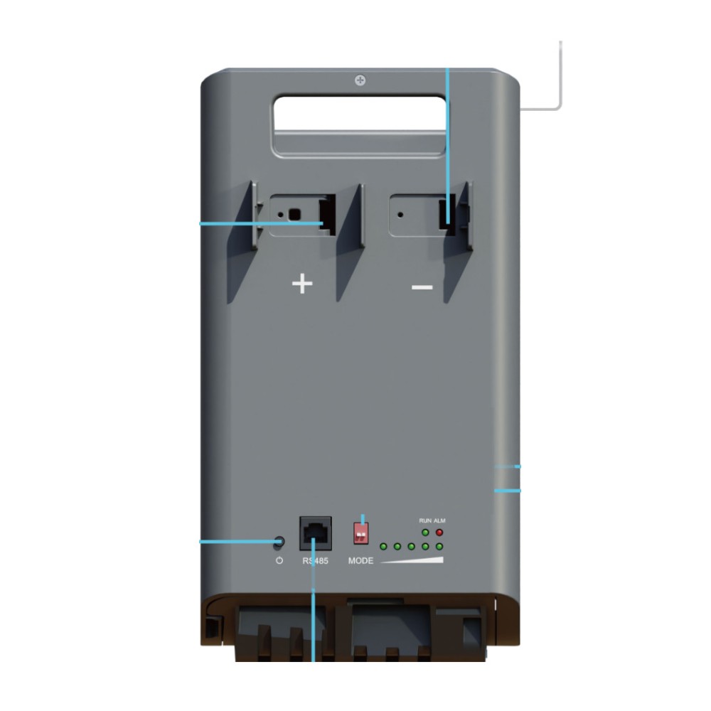 Deye 200AH 12.8Volt Low Voltage 2.56kwh Hibrit Lifepo4 Akü 