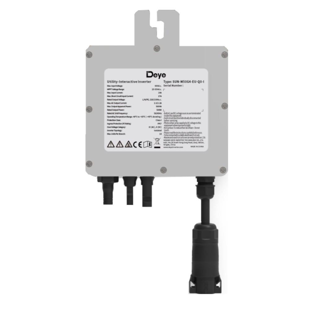 Deye 400 w Ongrid Mikro Solar String İnvertör SUN-M40G4-EU-Q0-I 1 MPPT 1 String 