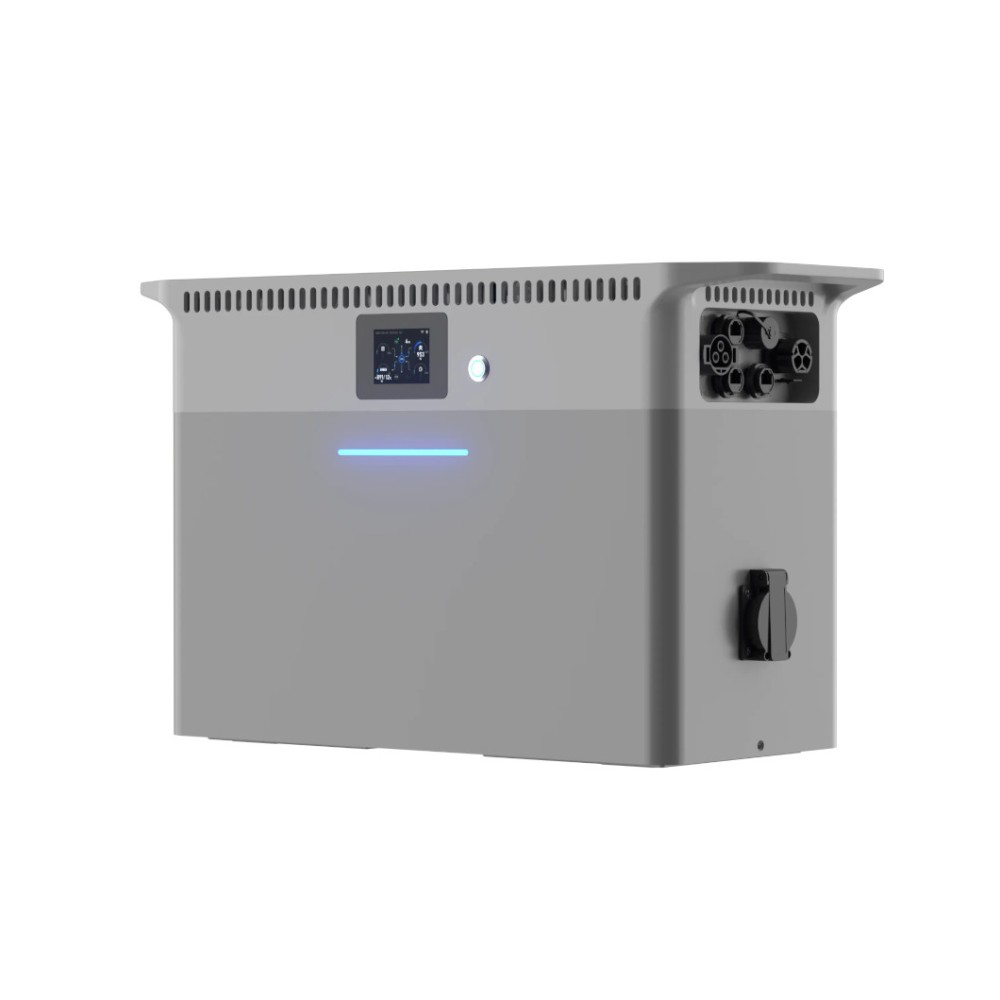 Deye 2500W Mikro Hibrit Taşınabilir Enerji Depolama Sistemi Lifepo4 Güç İstasyonu ESS 51.2Volt 50AH 220Volt Çıkış